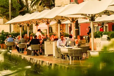 Terrasse direkt am Meer